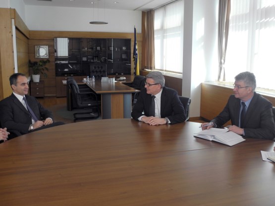 Deputy Speaker of the House of Representatives of the Parliamentary Assembly of Bosnia and Herzegovina, Šefik Džaferović, met the Ambassador of Italy to Bosnia and Herzegovina